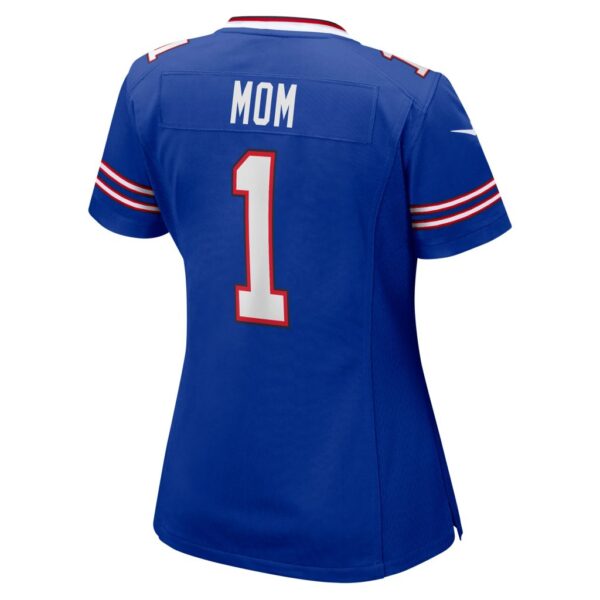 Women's Buffalo Bills Number 1 Mom Nike Royal Game Jersey