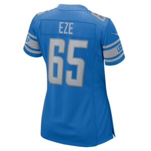 Women's Detroit Lions Obinna Eze Nike Blue Player Game Jersey