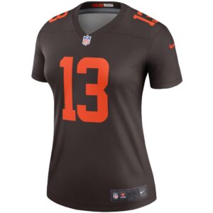 Women's Nike Odell Beckham Jr. Brown Cleveland Browns Alternate Legend Jersey