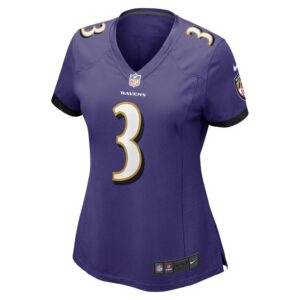 Women's Baltimore Ravens Odell Beckham Jr. Nike Purple Game Jersey