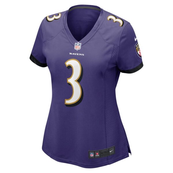 Women's Baltimore Ravens Odell Beckham Jr. Nike Purple Game Jersey