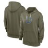 Women's Indianapolis Colts Nike Olive 2022 Salute To Service Performance Pullover Hoodie