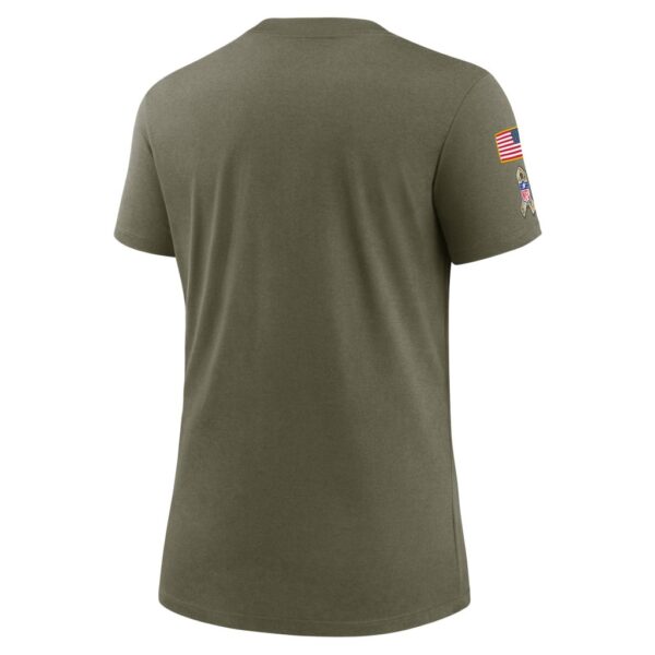 Women's Las Vegas Raiders Nike Olive 2022 Salute To Service Legend T-Shirt