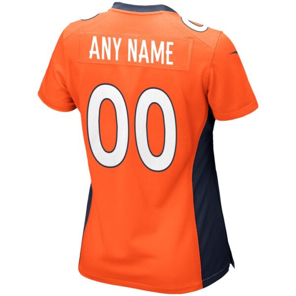 Denver Broncos Nike Women's Custom Game Jersey - Orange