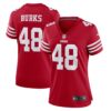 Women's San Francisco 49ers Oren Burks Nike Scarlet Game Player Jersey