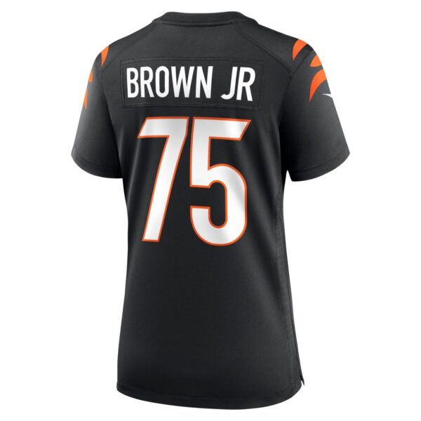 Women's Cincinnati Bengals Orlando Brown Jr. Nike Black Team Game Jersey