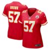 Women's Kansas City Chiefs Orlando Brown Nike Red Game Jersey