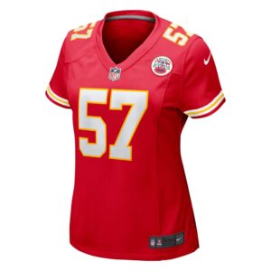 Women's Kansas City Chiefs Orlando Brown Nike Red Game Jersey