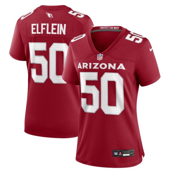 Pat Elflein Arizona Cardinals Nike Women's Team Game Jersey - Cardinal