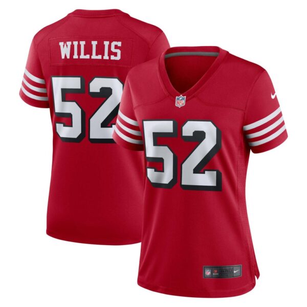 Women's San Francisco 49ers Patrick Willis Nike Scarlet Alternate Game Jersey