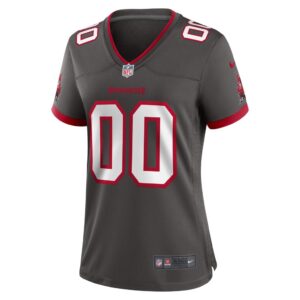 Tampa Bay Buccaneers Nike Women's Alternate Custom Game Jersey - Pewter