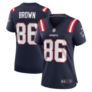 Pharaoh Brown New England Patriots Nike Women's Team Game Jersey - Navy