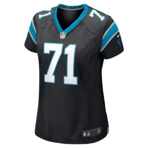 Women's Carolina Panthers Phil Hoskins Nike Black Game Jersey