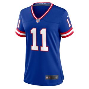 Women's New York Giants Phil Simms Nike Royal Classic Retired Player Game Jersey