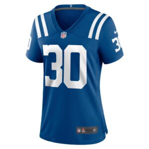 Women's Indianapolis Colts Phillip Lindsay Nike Royal Game Player Jersey