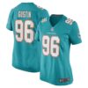 Women's Miami Dolphins Porter Gustin Nike Aqua Game Player Jersey