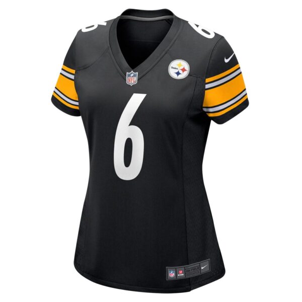 Women's Pittsburgh Steelers Pressley Harvin III Nike Black Game Jersey