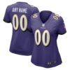 Baltimore Ravens Nike Women's Custom Game Jersey - Purple