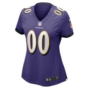 Baltimore Ravens Nike Women's Custom Game Jersey - Purple