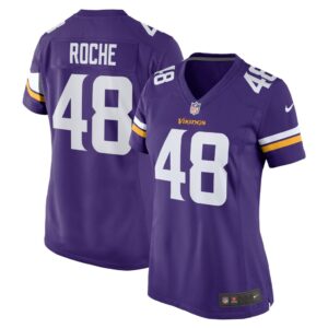 Quincy Roche Minnesota Vikings Nike Women's Team Game Jersey - Purple