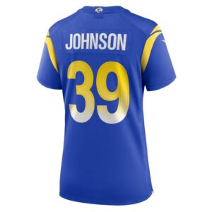 Women's Los Angeles Rams Quindell Johnson Nike Royal Home Game Jersey