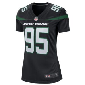 Women's New York Jets Quinnen Williams Nike Stealth Black Alternate Game Player Jersey