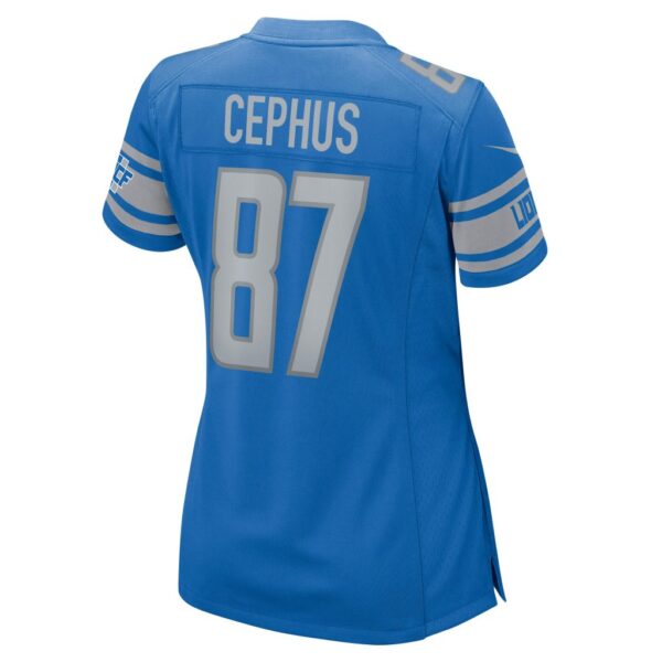 Women's Detroit Lions Quintez Cephus Nike Blue Game Jersey