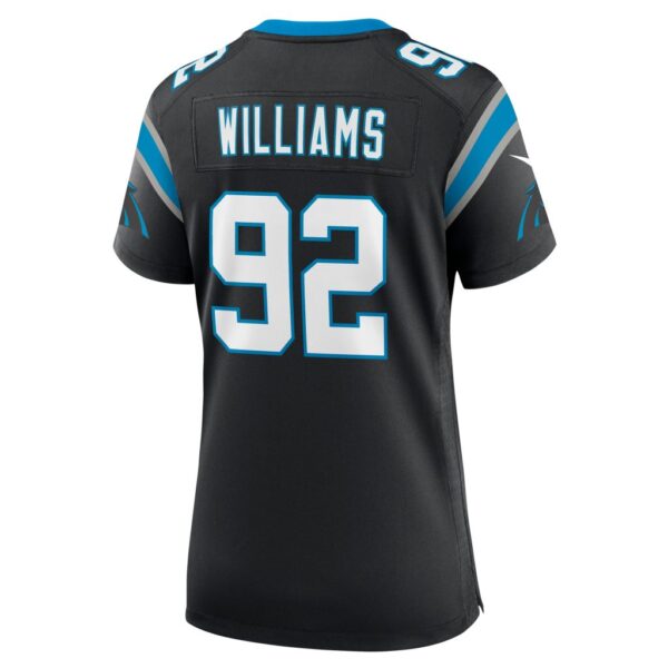 Women's Carolina Panthers Raequan Williams Nike Black Team Game Jersey