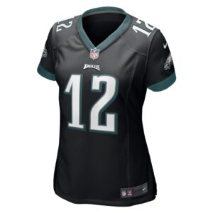 Women's Philadelphia Eagles Randall Cunningham Nike Black Retired Game Jersey