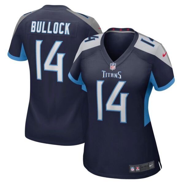 Women's Tennessee Titans Randy Bullock Nike Navy Game Jersey