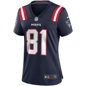 Women's New England Patriots Randy Moss Nike Navy Game Retired Player Jersey