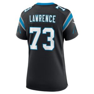 Rashard Lawrence Carolina Panthers Nike Women's Game Jersey - Black