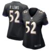 Women's Baltimore Ravens Ray Lewis Nike Black Retired Player Jersey