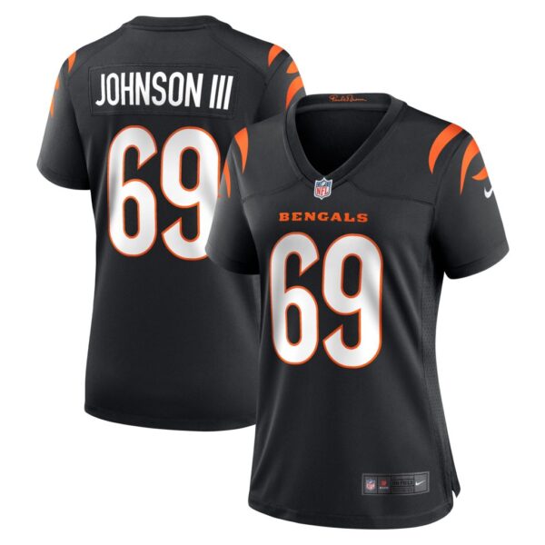 Women's Cincinnati Bengals Raymond Johnson III Nike Black Game Player Jersey