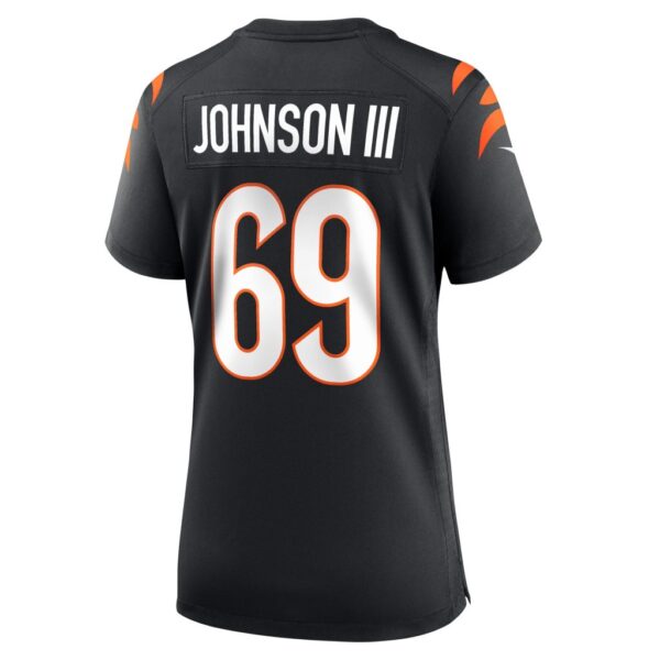 Women's Cincinnati Bengals Raymond Johnson III Nike Black Game Player Jersey