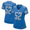 Raymond Johnson III Detroit Lions Nike Women's Team Game Jersey - Blue