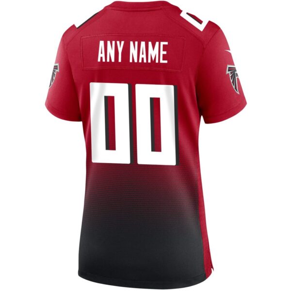 Atlanta Falcons Nike Women's Alternate Custom Game Jersey - Red