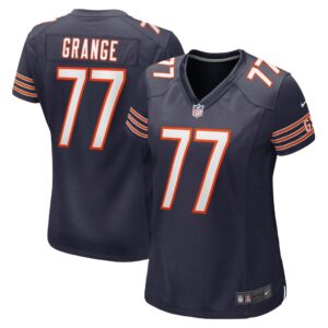 Women's Chicago Bears Red Grange Nike Navy Retired Player Jersey