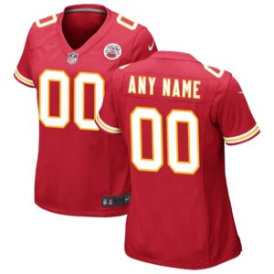 Kansas City Chiefs Nike Women's Custom Game Jersey - Red