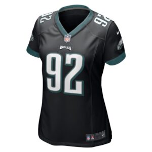 Women's Philadelphia Eagles Reggie White Nike Black Retired Game Jersey