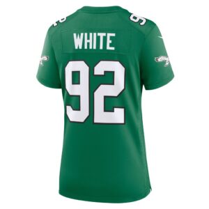 Reggie White Philadelphia Eagles Nike Women's Alternate Game Jersey - Kelly Green