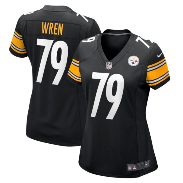 Renell Wren Pittsburgh Steelers Nike Women's Game Jersey - Black