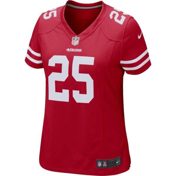 Women's Nike Richard Sherman Scarlet San Francisco 49ers Game Player Jersey