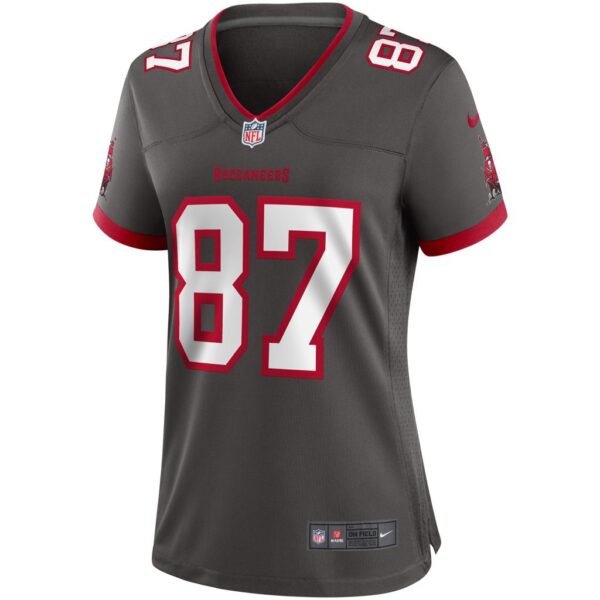 Women's Nike Rob Gronkowski Pewter Tampa Bay Buccaneers Alternate Game Jersey