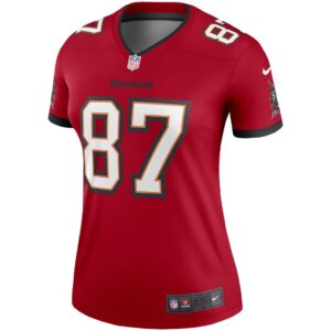 Women's Nike Rob Gronkowski Red Tampa Bay Buccaneers Legend Jersey