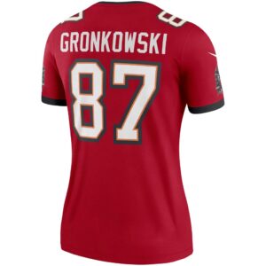 Women's Nike Rob Gronkowski Red Tampa Bay Buccaneers Legend Jersey