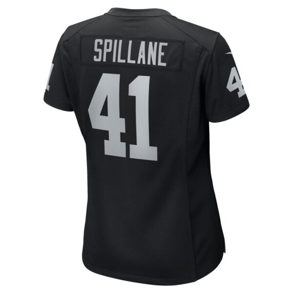 Robert Spillane Las Vegas Raiders Nike Women's Game Player Jersey - Black