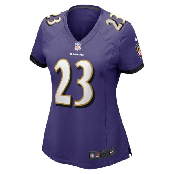 Rock Ya-Sin Baltimore Ravens Nike Women's Game Jersey - Purple