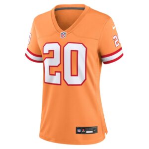 Ronde Barber Tampa Bay Buccaneers Nike Women's Throwback Game Jersey - Orange