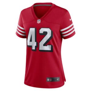 Women's San Francisco 49ers Ronnie Lott Nike Scarlet Alternate Game Jersey